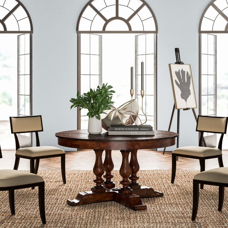 Theodore Alexander Castle Bromwich Round Dining Table Perigold